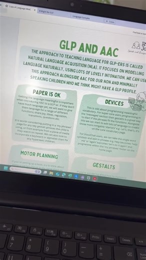 Gestalt Language Processing Handout Bundle - Etsy