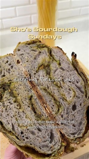 Pistachio Sourdough! #sourdough