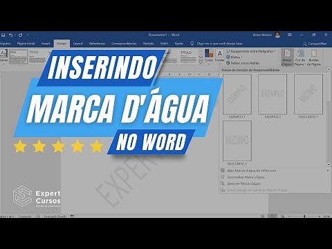 Como colocar marca d'água no Word