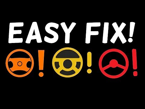 How to Fix & Reset Electric Power Steering (EPS) Warning Light Stays On or Flashing
