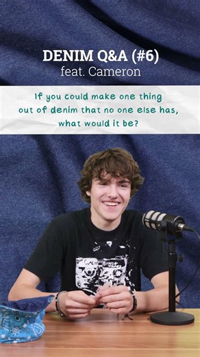 Denim Q&A #6: If you could make 1 thing out of denim that no one else has, what would it be? #denim