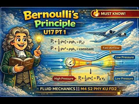 Bernoulli's principle U17 PT 1 M4 S2 PHY KU FD2