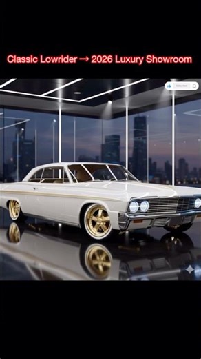 Classic Lowrider → 2026 Luxury Showroom Concept #Lowrider#2026Car