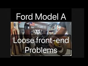 Model A How-to: Checking Front end Wobble or Loose steering #car #classiccars #ford #restoration
