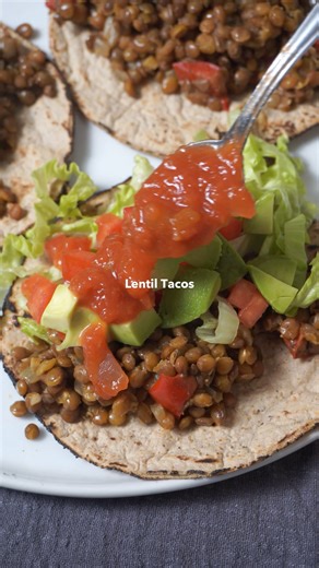 7.9K views · 115 reactions | You’ve gotta try these Lentil Tacos!  https://plantbasedonabudget.com/lentil-tacos/ They are a satisfying, filling, low-budget meal even meat eaters will enjoy—perfect for meat-free Mondays and taco Tuesdays. #tacos #lentils #easyrecipes #dinnerideas #BudgetFriendly | Plant-Based on a Budget | Facebook