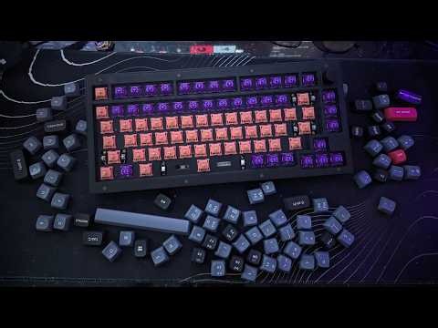 Akko Rosewood and Akko Lavender Purple V3 Pro switches thocky sound test