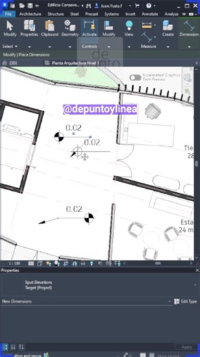 Comando EL: Crear una cota de elevación | COMANDOS DE REVIT 3 💻 En este video revisaremos como utilizar el comando "EL", el que permite crear "Spot elevations" o cotas de elevación en Revit, con el cual podamos indicar la altura de suelo o terminación con respecto a cero. Suscribete para más contenido! https://www.youtube.com/c/depuntoylinea #arquitectura #Revit #modeling #arquitecto #ingenieria #ingenieriacivil #modelado3d #revittutorial #TUTORIAL #TIPS #autocadtips #architecture #architect #a