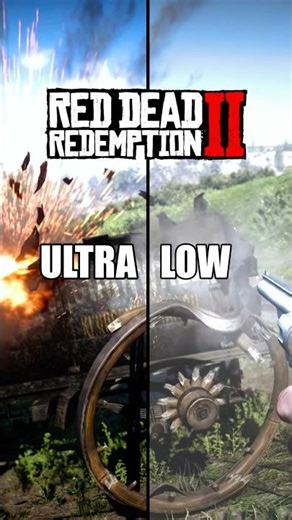 💥 RDR2 LOW VS ULTRA #rdr2 #reddeadredemption #reddead