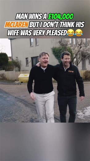 McLaren Winner: Wife's Hilarious Surprise! #competition #winner