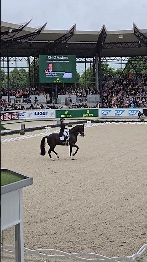 CHIO Aachen 25 GP Free style last center line Isabell WERTH & Wendy #dressage #chioaachen