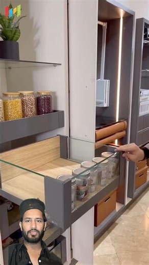 Kitchen Pantry Unit Design | Modern Storage Idea for Smart Kitchen 😍