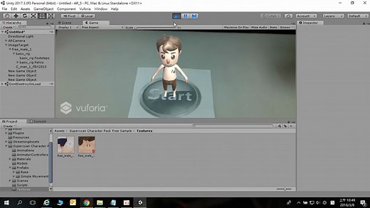 Unity实现Ar中的按钮功能(全程无声但你能懂)