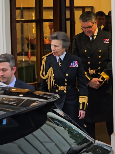 Princess Anne's Tribute at Trinity House Ceremony