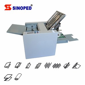 [Hot Item] A4 Size Paper Cross Folding Machine, Book Paper Leaflet Folder Machine