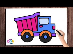 How to Draw a Cute Truck (Step by Step)