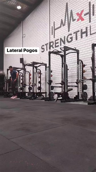 5.6K views · 28 reactions | Lateral Pogos #theclubphysio #physio #pogos #jumps #workout #gym #hops #dunk #speed #plyometrics | The Club Physio | Facebook