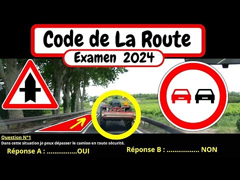 Test code de la route gratuit 2025 #4 complet