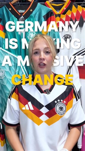 Classic Football Shirts on Instagram: "The End of an Era 🇩🇪 The last Germany x adidas home shirt. A partnership that started in 1954 thanks to their players wearing adidas boots, Die Mannschaft have been wearing the three stripes on their shirts for nearly 50 years. Championing Germany’s previous successes in this tournament ahead of the 2026 World Cup, the home jersey pays homage to some of the nation’s most iconic shirts. The famous pattern from their 1990 World Cup winning home shirt has be