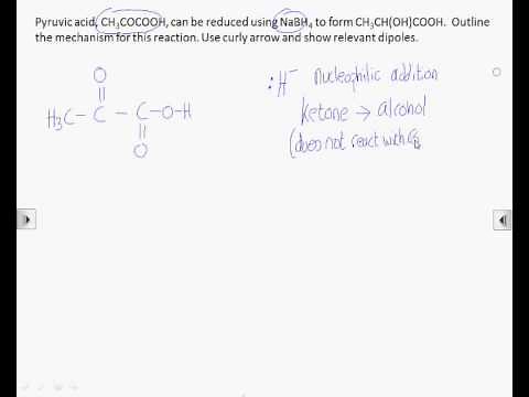 How2: Draw the mechanism for a nucleophilic addition reaction