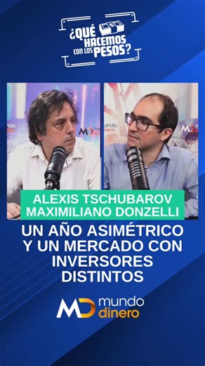 Mundo Dinero on Instagram: "En ¿Qué Hacemos Con Los Pesos?, Alexis Tschubarov (Spread Inversiones) y Maximiliano Donzelli (IOL Inversiones) marcaron un punto clave: el inversor que está hoy en el mercado no es el mismo que a comienzos de año. Tras el blanqueo, muchos ingresaron por primera vez y salieron cuando las acciones empezaron a corregir. La “calidad” del inversor cambió. El año fue profundamente asimétrico: hubo momentos claros de compra entre abril y el período previo a las elecciones,