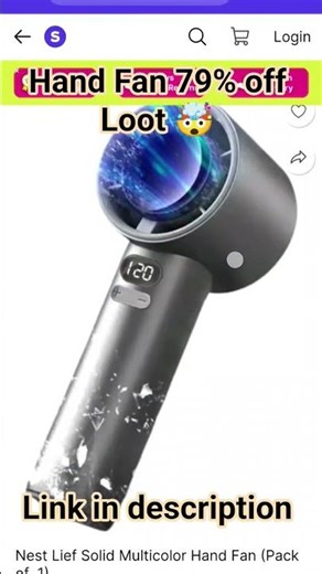 Hand Fan 79% off Loot 🤯🤯 #viral #summer #cool #reels #fashion