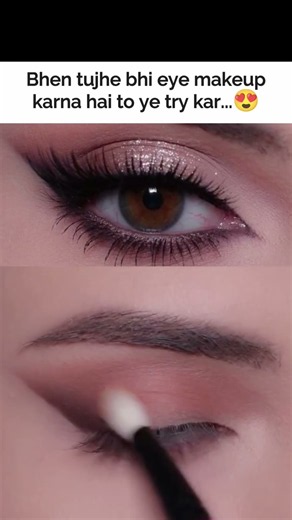 Easy Eye Makeup Tutorial for Beginners ✨ #shortsSoft Glam Eye Makeup Step-by-Step 👁️✨