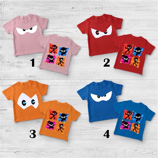 Ninja Kidz Shirts, Ninja Kidz Birthday Shirt for Kids, Ninja Matching JCLP02 - Etsy