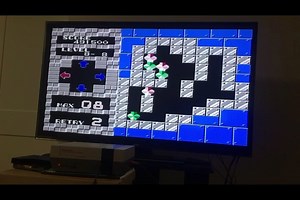 Chad Brevik solved the puzzle of unlocking a new TG record on the NES brain-teaser Puzznic. By uncovering the correct sequence in matching shapes to clear each screen, Chad cleared the game and the previous high score from 2006 with 513,500 points. #retrogaming | Twin Galaxies