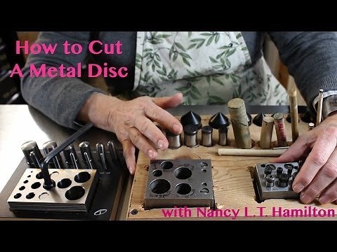 How to Cut a Metal Disc | Jewelry Tips with Nancy