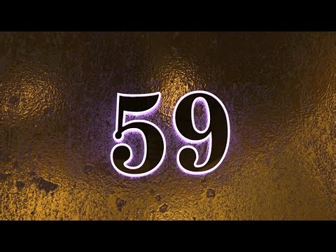 Purple Neon Light Countdown 60 Seconds | One Min Countdown