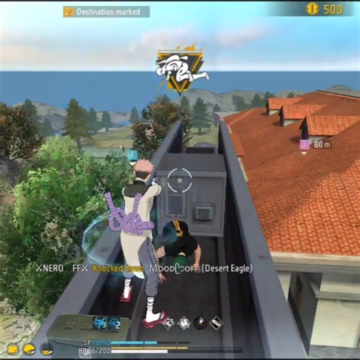 DESERT EAGLE ONLY ENEMY TAKEDOWN CLOCK TWOER AND PECK FREE FIRE MAX GAMEPLAY🤯#subscribe #like #game