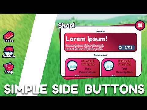 Simple Side UI | Fully Scripted & Customizable 📕