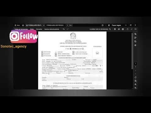 Formulário de Visto [SME] | como preencher