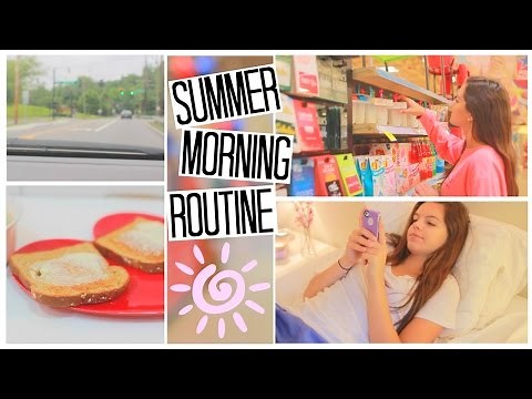 My Summer Morning Routine! | 2015