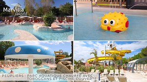 4.3K views · 64 reactions | Deux campings en un !  Le camping La Marina de Canet (Canet-en-Roussillon) , c'est : le camping ✰✰✰✰ Les Peupliers ➕ le camping ✰✰✰ le Bosquet...  un top parc aquatique, avec toboggans géants et piscine couverte   des animations et activités pour toute la famille ‍‍‍  à 500 m des plages de la Méditerranée ☀️ ➡️ bit.ly/homair-C-mdC | Homair Vacances | Facebook