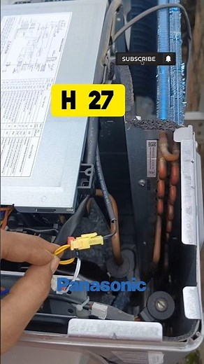 Panasonic AC H 27 error | H27 error Panasonic AC | Munna cooling