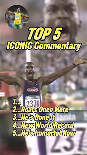 Top 5 Greatest Commentary Moments in Sprinting History!