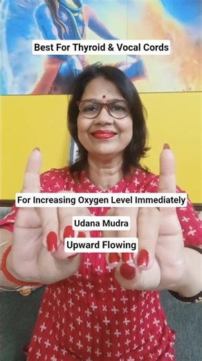 Udana Mudra | Upward Flowing Energy Gesture | Pancha Prana Mudra Series | For Thyroid & Vocal Cords|