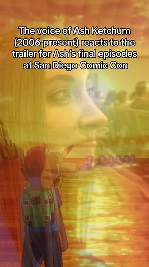 I attended the Pokémon panel at Comic Con and ugly cried during the trailer for the final episodes of Pokémon Ultimate Journeys, dropping on @Netflix on September 8th, my Pokémon anniversary of my first episode airing. It was absolutely magical sharing this with our fans in the audience. Thank you all for your love and appreciation. I send it back in equal measure and look forward to a bright future 💙💙💙🏆🏆🏆 Thank you for filming me @Faye Mata 💙 ❤️ #sdcc #sdcc2023 #ashketchum #pokemonultima