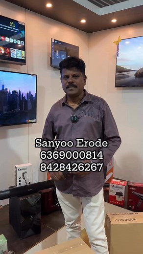 708 reactions · 53 shares | SANYOO ®️©️Erode show Room wholesale & Retail …manufacturing hub smart Ledtvs ,oled Tvs,Google TVs ,WebOS, Special offers available. Veerapampallayam Thindal Road Erode #fbreels2025ツ #reelsviralシ #reelsviralシfb #trendingreel #tv | Sanyoo India AP | Facebook