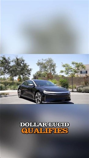 California's EV Rebate Lets a $70K Lucid Qualify But Not a $55K Tesla #Tesla #EV #California