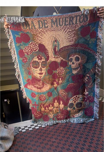 Explore Authentic Mexican Blankets for Día de los Muertos