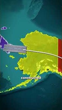 What would happen if there were a bridge connecting Alaska to Russia? #unitedstates #geography