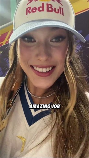 Eileen Gu joined the party in Singapore 🤩 #F1 #RedBullRacing #SingaporeGP