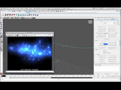 Maya Create a 3D Galaxy Tutorial by Stuart Christensen