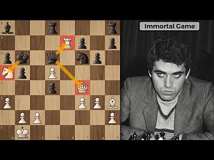 Garry Kasparov's Immortal Game - 6 Brilliant Moves! Chess
