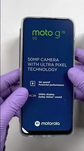 Motorola g73 5G Unboxing - Highlights - ASMR #shorts
