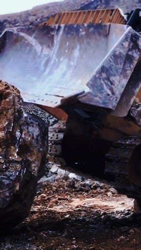Expert Handling on Caterpillar D8T – Massive Rock Push Performance 🚜🔥 #CatD8T #DozerPerformance #HeavyEquipment #EarthMoving #FbLifestyle | Heavyconstruction ID