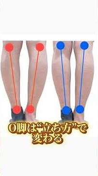 【O脚は“立ち方”で変わる】 #o脚 #美容整体 #足のアーチ #扁平足