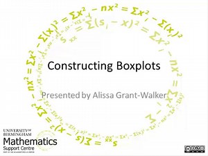 Constructing Boxplots